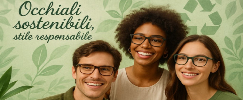 Occhiali ecosostenibili - Ökologisch nachhaltige Brillen - Eco-sustainable glasses