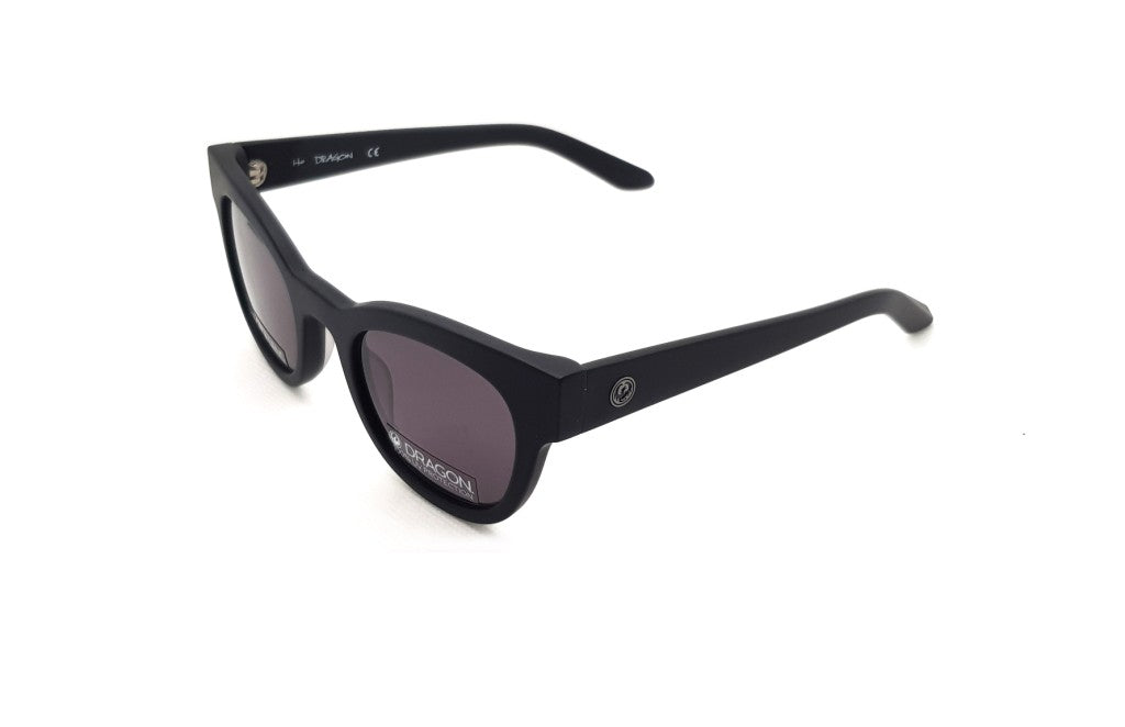 DRAGON ALLIANCE DR JETT LL (002) unisex sunglasses, black rectangles