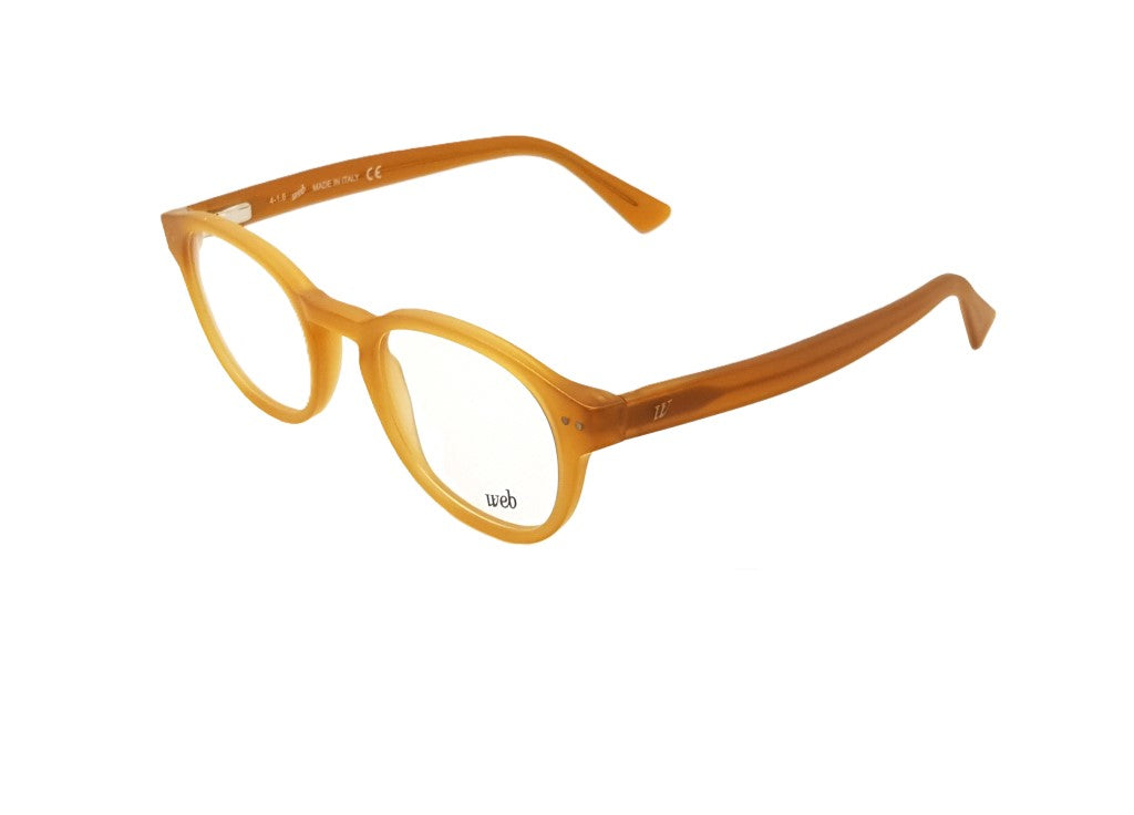WEB WE5163-V (040) montatura da vista unisex, a goccia color marrone chiaro
