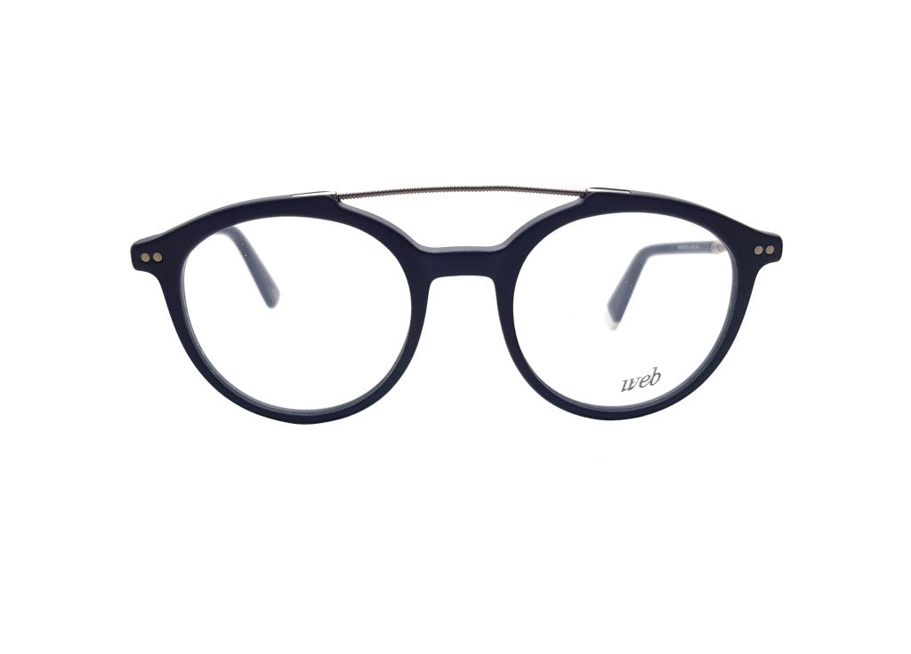 WEB WE5204-V (091) montatura da vista unisex, a goccia colore blu