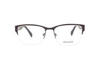 ZADIG&VOLTAIRE VZV130 (0CC6) Unisex rectangular burgundy metal optical frame