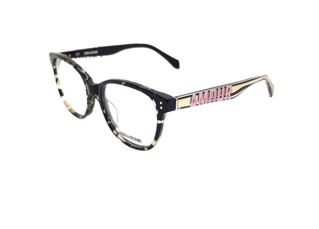ZADIG&VOLTAIRE VZV202 (0721) Montatura da vista unisex, quadrata color havana grigio