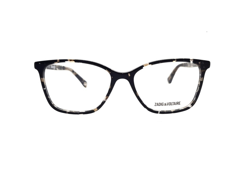 ZADIG&VOLTAIRE VZV243 (0721) Unisex square optical frame in grey tortoiseshell acetate