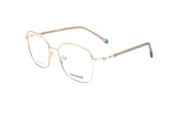 ZADIG&VOLTAIRE VZV352 (594Y) Unisex square gold-colored metal optical frame