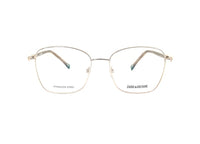 ZADIG&VOLTAIRE VZV352 (594Y) Unisex square gold-colored metal optical frame