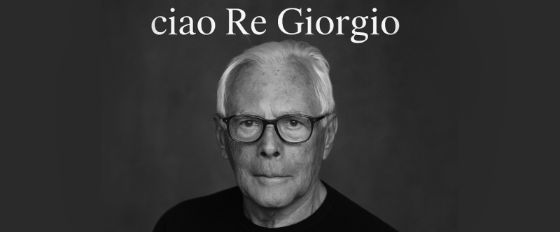 Giorgio Armani un genio anche nel mondo degli occhiali