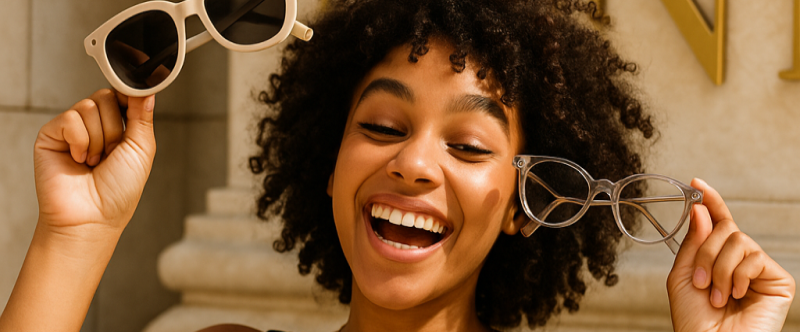 occhiali di lusso a prezzi accessibili - luxury glasses at affordable prices