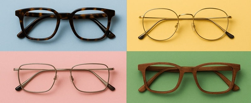 Di che materiali sono fatti gli occhiali?