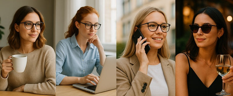 Da mattina a sera: gli occhiali che si adattano al tuo ritmo
