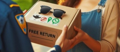 Free return glasses bought online - Reso gratuito occhiali acquistati online
