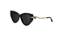 BVLGARI (BULGARI) BV40001I (01A) Serpenti Viper cat eye black SUNGLASSES