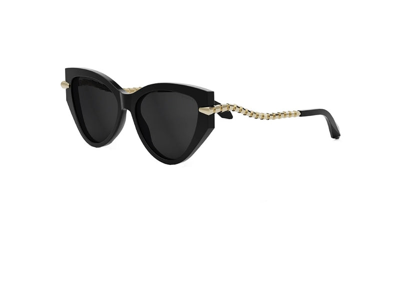 BVLGARI (BULGARI) BV40001I (01A) Serpenti Viper cat eye black SUNGLASSES
