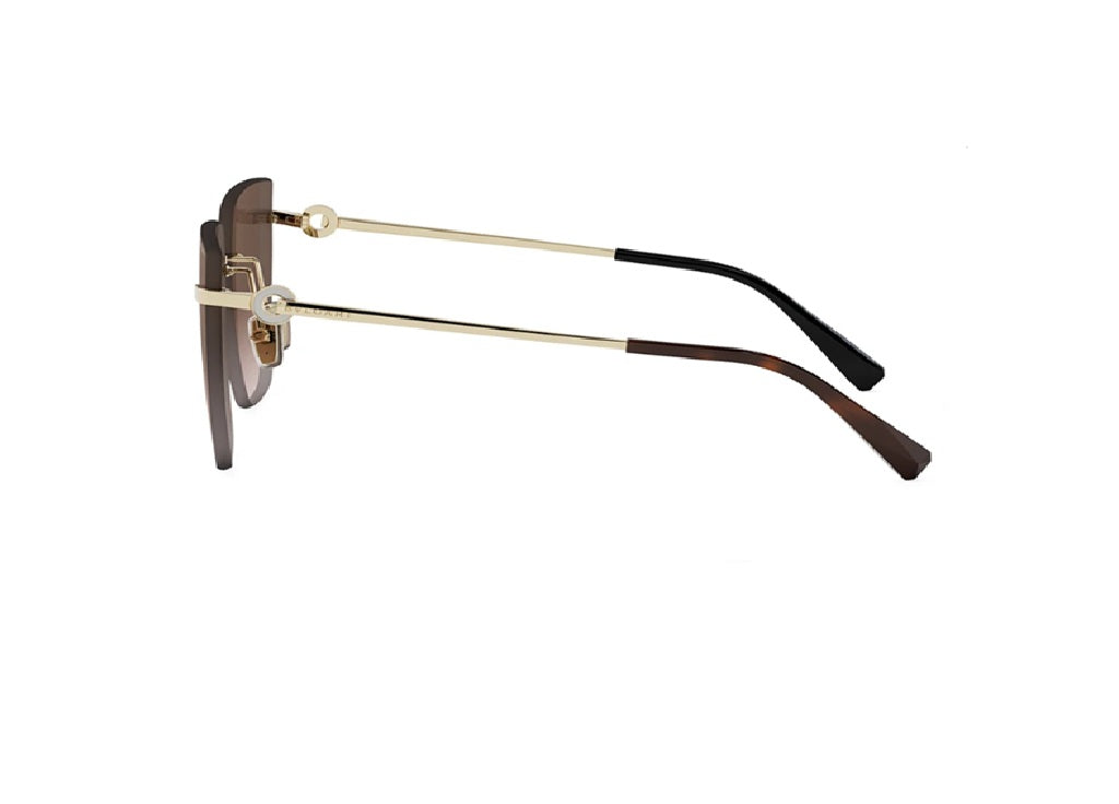 BVLGARI (BULGARI) BV40012U (33F) SUNGLASSES gold with brown butterfly lenses