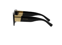 BVLGARI (BULGARI) BV40050I (01B) SUNGLASSES in black acetate oval