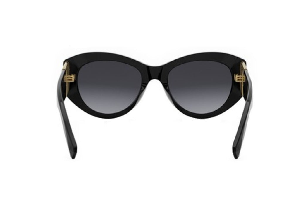BVLGARI (BULGARI) BV40050I (01B) SUNGLASSES in black acetate oval