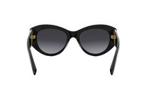 BVLGARI (BULGARI) BV40050I (01B) SUNGLASSES in black acetate oval