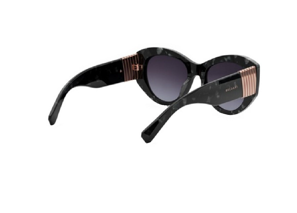 BVLGARI (BULGARI) BV40050I (05Z) SUNGLASSES in purple acetate oval