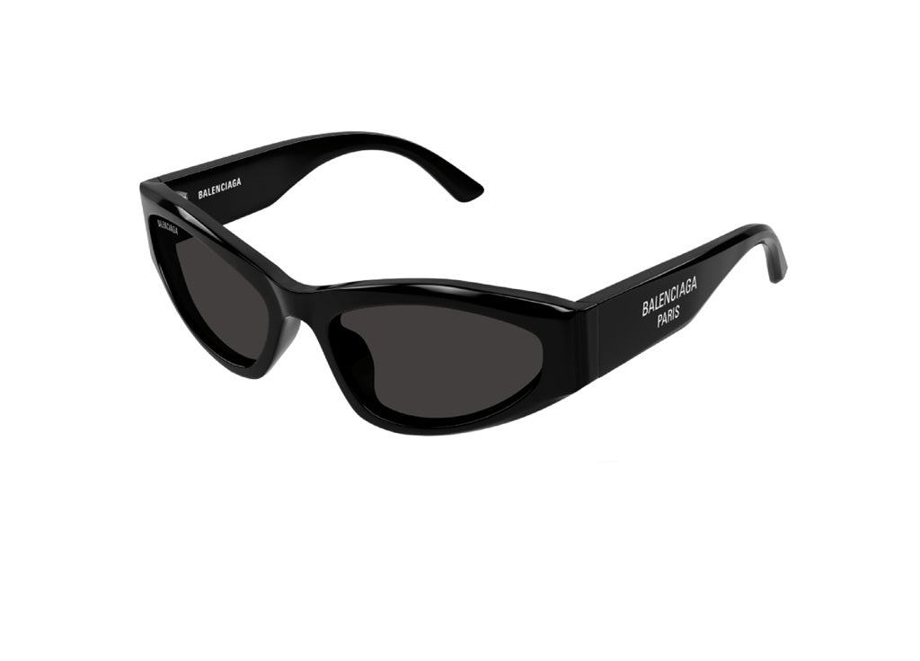 OCCHIALI DA SOLE BALENCIAGA BB0387S (001) acetato nero e lenti grigie