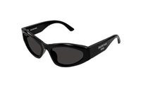 OCCHIALI DA SOLE BALENCIAGA BB0387S (001) acetato nero e lenti grigie