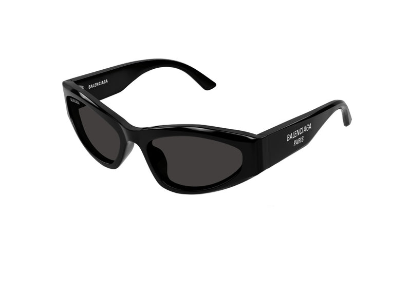 OCCHIALI DA SOLE BALENCIAGA BB0387S (001) acetato nero e lenti grigie