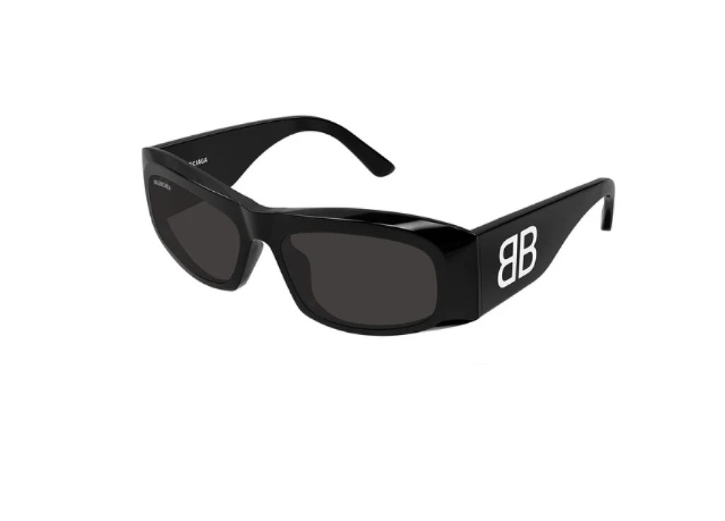 OCCHIALI DA SOLE BALENCIAGA BB0395S (001) acetato nero e lenti grigie