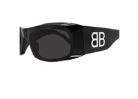 OCCHIALI DA SOLE BALENCIAGA BB0395S (001) acetato nero e lenti grigie