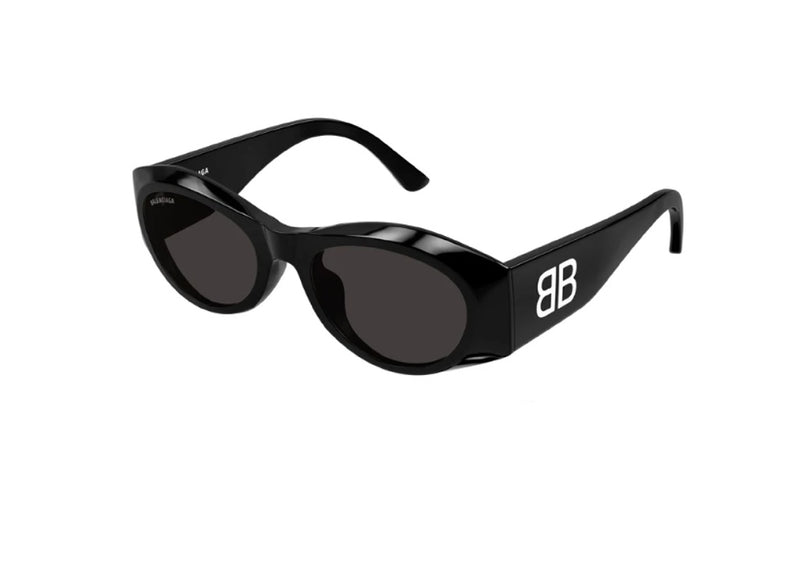 OCCHIALI DA SOLE BALENCIAGA BB0396SK (001) acetato nero e lenti grigie