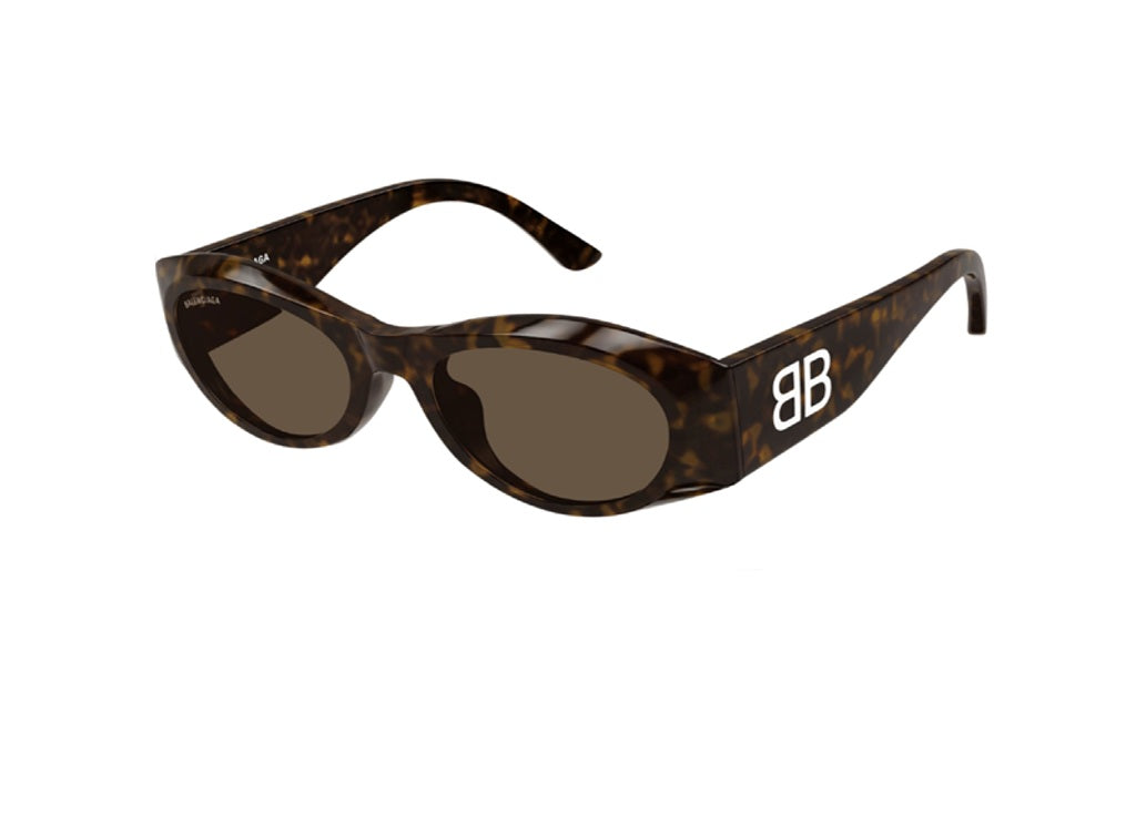 OCCHIALI DA SOLE BALENCIAGA BB0396SK (002) acetato havana e lenti marrone