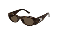 OCCHIALI DA SOLE BALENCIAGA BB0396SK (002) acetato havana e lenti marrone