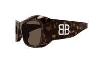OCCHIALI DA SOLE BALENCIAGA BB0396SK (002) acetato havana e lenti marrone