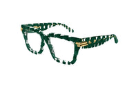 BOTTEGA VENETA BV1324O (004) montatura da vista in acetato verde trasparente