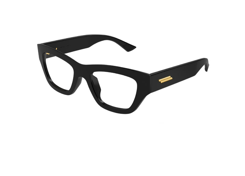 BOTTEGA VENETA BV1360O (005) schwarzes Acetat-Glasgestell