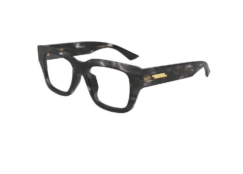 BOTTEGA VENETA BV1361O (006) Optischer Rahmen aus geflammtem schwarzem Acetat