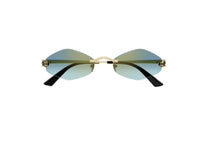 OCCHIALI DA SOLE CARTIER PANTHERE de Cartier CT0433S (003) oro e lenti polarizzate verdi
