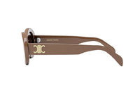 CELINE CL40194U (45E) Triomphe SUNGLASSES in brown acetate and brown lenses