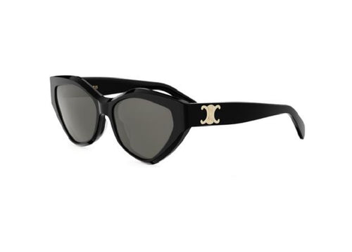 OCCHIALI DA SOLE CELINE CL40323U (01A) Triomphe cat eye acetato nero