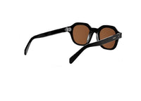 CELINE CL40326U (01E) 3 Dots HD SUNGLASSES black acetate and brown lenses