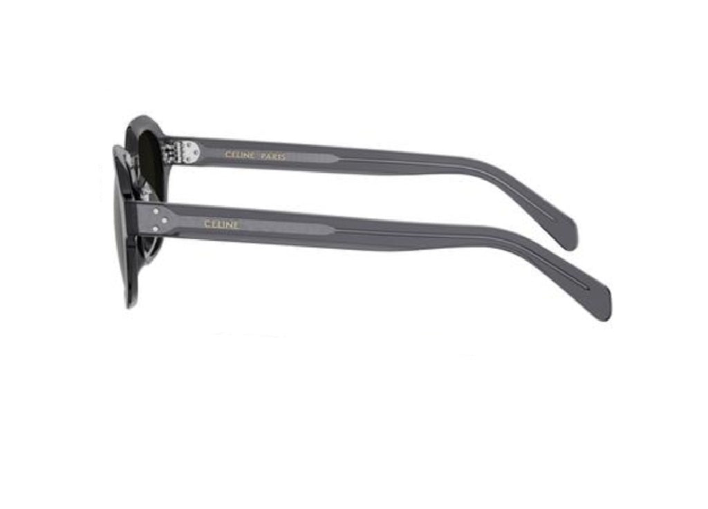 CELINE CL40326U (20A) 3 Dots HD SUNGLASSES grey acetate and grey lenses