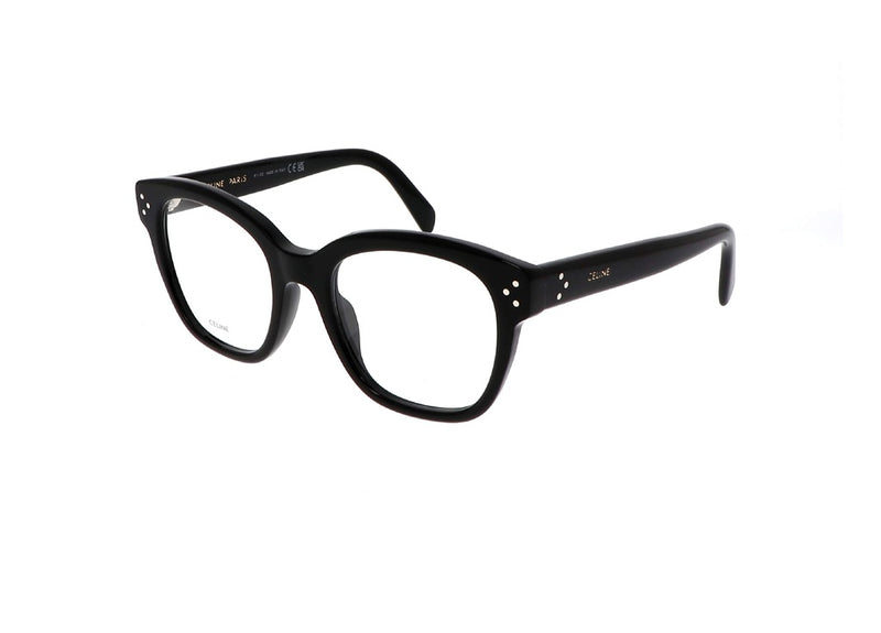 CELINE CL50086I (001) Schwarze optische Acetatfassung mit Dots 3