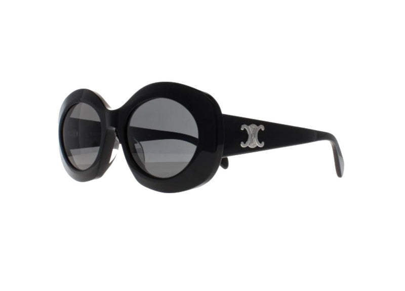 OCCHIALI DA SOLE CELINE CL40292U (01A) Nero lucido Grigio fumo