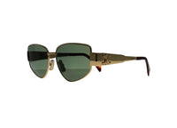 OCCHIALI DA SOLE CELINE CL40293U (30N) oro lucido con lenti verde