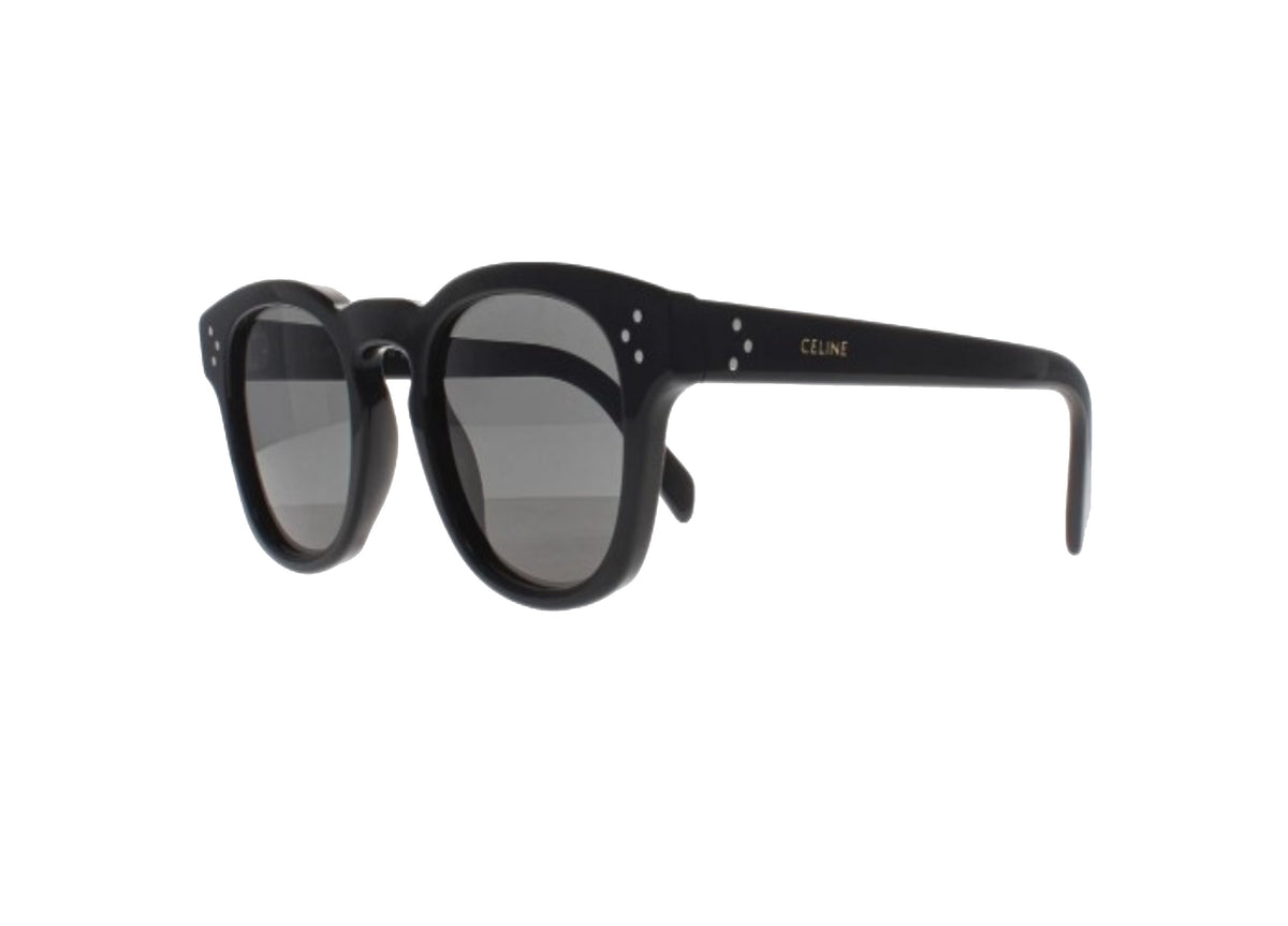 OCCHIALI DA SOLE CELINE CL40233I (01A) Bold 3 Nero Lucido Grigio Fumo