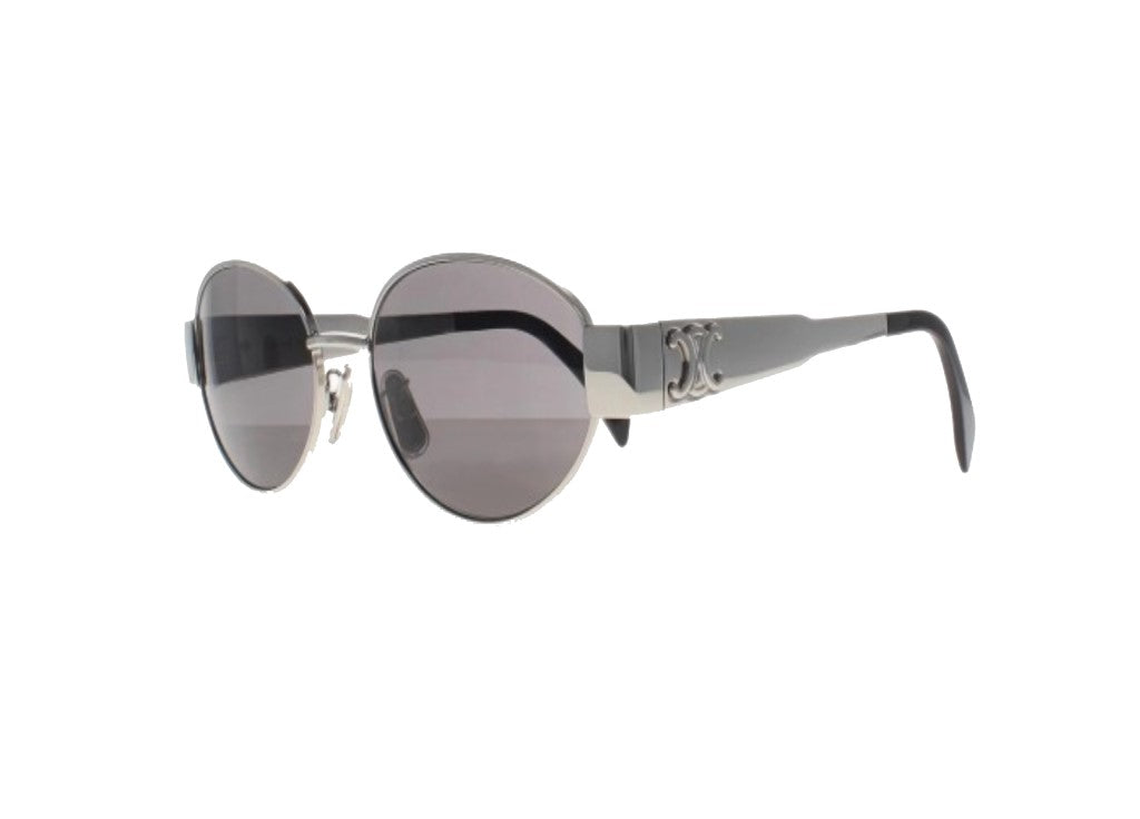 OCCHIALI DA SOLE CELINE CL40235U (16A) in metallo grigio argento