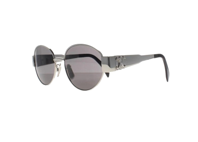 OCCHIALI DA SOLE CELINE CL40235U (16A) in metallo grigio argento
