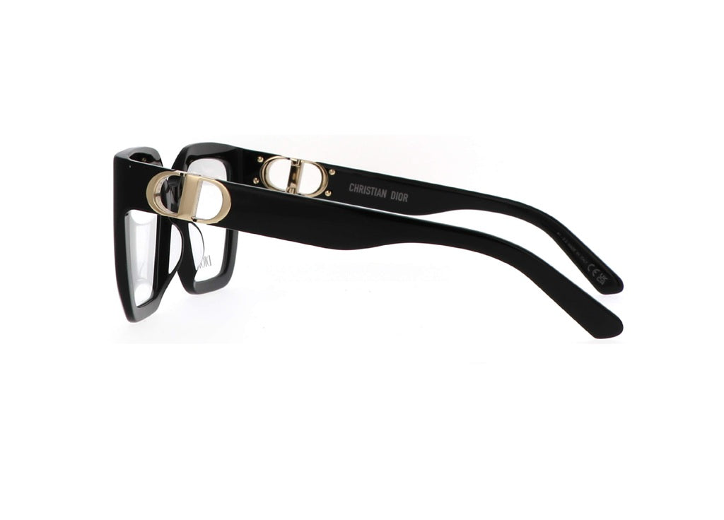 DIOR 30MontaigneO S1I (1000) schwarzes Acetat-Glasgestell