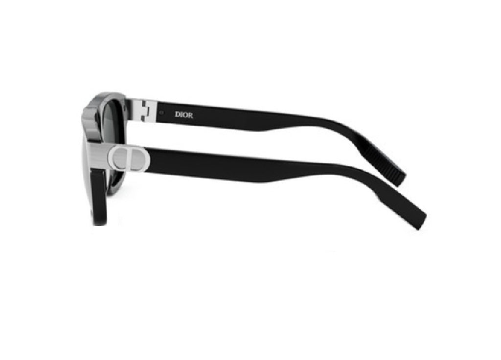OCCHIALI DA SOLE DIOR CD ICON S31 (13C0) nero lucido con lenti verdi