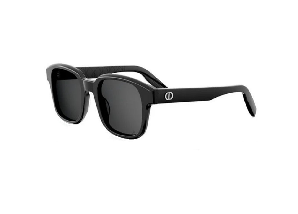 DIOR CD ICON S4I (10A0) SUNGLASSES black acetate with grey lenses