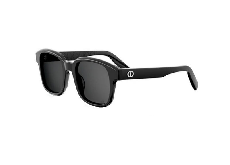 DIOR CD ICON S4I (10A0) SUNGLASSES black acetate with grey lenses