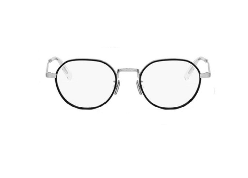 DIOR DiorBotanicaO R2U (F400) shiny silver metal optical frame
