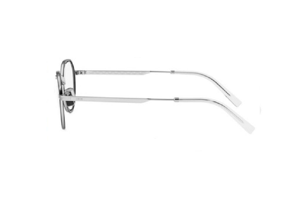 DIOR DiorBotanicaO R2U (F400) shiny silver metal optical frame
